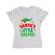 Tricou adler dama santas little helper alb