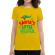 Tricou adler dama santas little helper galben