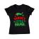 Tricou adler dama santas little helper negru