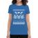 Tricou adler dama ski time albastru azuriu
