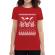 Tricou adler dama ski time rosu
