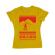 Tricou adler dama ski trip galben