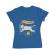 Tricou adler dama stay furrious albastru azuriu