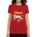 Tricou adler dama stay furrious rosu