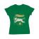 Tricou adler dama stay furrious verde mediu