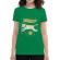 Tricou adler dama stay furrious verde mediu