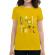 Tricou adler dama trick or treat galben