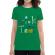 Tricou adler dama trick or treat verde mediu