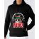 Hoodie barbat cu gluga dashing through the no negru