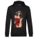 Hoodie barbat cu gluga sexy santa girl negru
