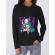 Hoodie dama cu gluga christmas carol negru