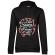 Hoodie dama cu gluga dear santa negru
