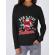 Hoodie dama cu gluga dont stop believin negru
