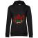 Hoodie dama cu gluga santas favorite negru