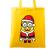 Sacosa din panza santa minions galben