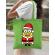 Sacosa din panza santa minions verde mar