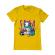Tricou adler barbat christmas carol galben