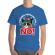 Tricou adler barbat dashing through the no albastru azuriu