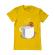 Tricou adler barbat gingerbread man galben