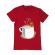 Tricou adler barbat gingerbread man rosu