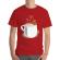 Tricou adler barbat gingerbread man rosu