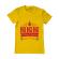 Tricou adler barbat ho ho ho merry christmas galben