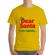 Tricou adler barbat i can explain galben