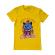 Tricou adler barbat its cold outside galben