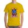 Tricou adler barbat its cold outside galben