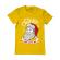 Tricou adler barbat only santa can judge me galben