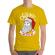 Tricou adler barbat only santa can judge me galben