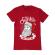 Tricou adler barbat only santa can judge me rosu