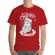 Tricou adler barbat only santa can judge me rosu