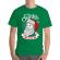 Tricou adler barbat only santa can judge me verde mediu