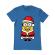 Tricou adler barbat santa minions albastru azuriu