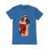 Tricou adler barbat sexy santa girl albastru azuriu