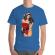 Tricou adler barbat sexy santa girl albastru azuriu