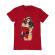 Tricou adler barbat sexy santa girl rosu