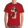 Tricou adler barbat sexy santa girl rosu