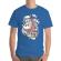 Tricou adler barbat skater santa albastru azuriu