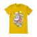 Tricou adler barbat skater santa galben
