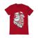 Tricou adler barbat skater santa rosu