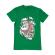 Tricou adler barbat skater santa verde mediu