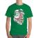 Tricou adler barbat skater santa verde mediu