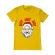Tricou adler barbat smile santa galben