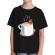 Tricou adler copil gingerbread man negru