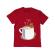Tricou adler copil gingerbread man rosu