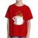 Tricou adler copil gingerbread man rosu