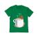 Tricou adler copil gingerbread man verde mediu