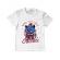 Tricou adler copil its cold outside alb